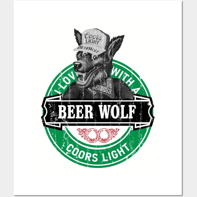 Beer Wolf - Coors Light Wall Art by modar siap